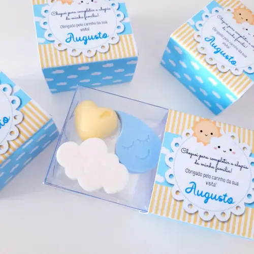 Lembrancinha de Maternidade Sabonete Chuva de Amor