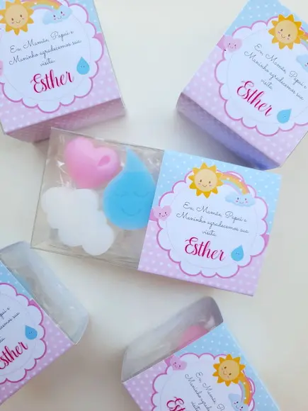 Lembrancinha de Maternidade Sabonete Chuva de Amor