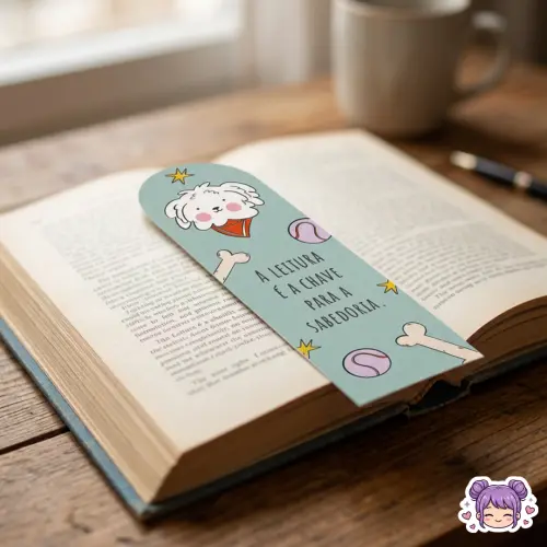Marcador de Página Infantil Animais PDF | Digital para Imprimir
