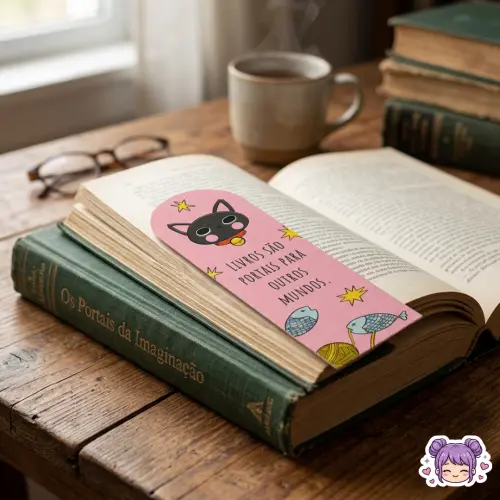 Marcador de Página Infantil Animais PDF | Digital para Imprimir