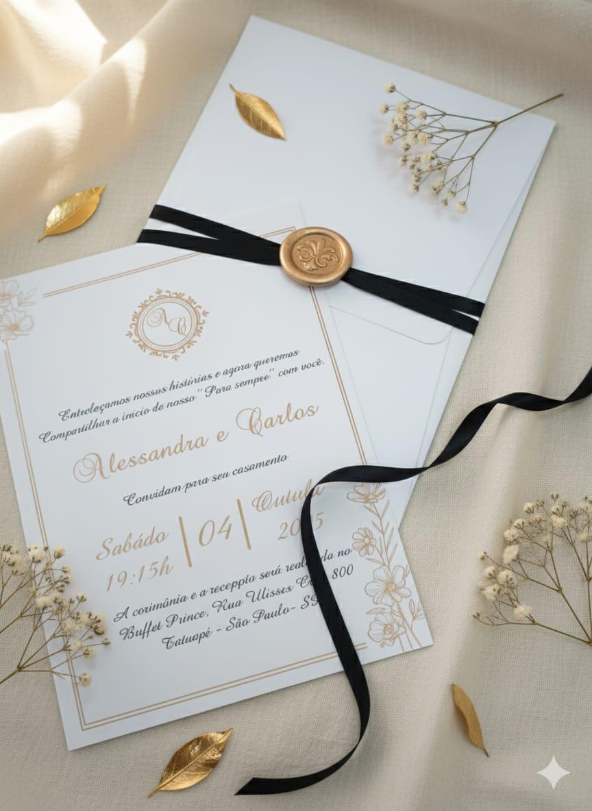 Convite Casamento Veneza