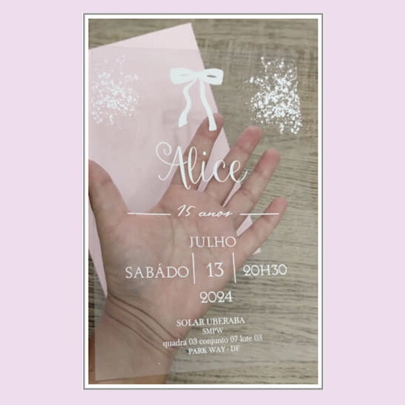 Acetato para Convite