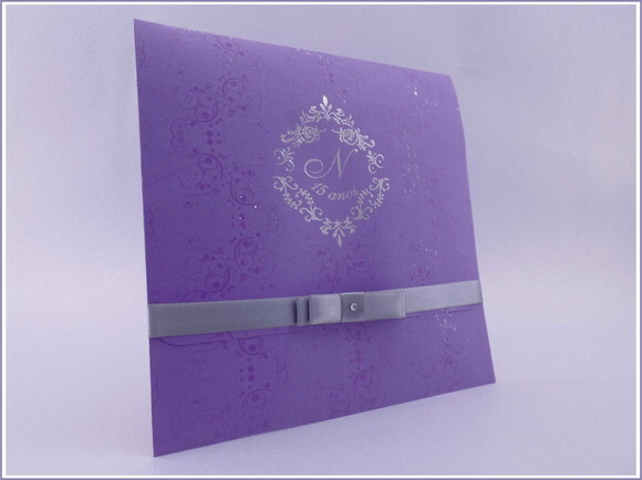 Convite 15 anos Roxo