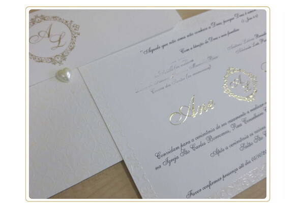 Convite Casamento C- 015 - Cód. 152