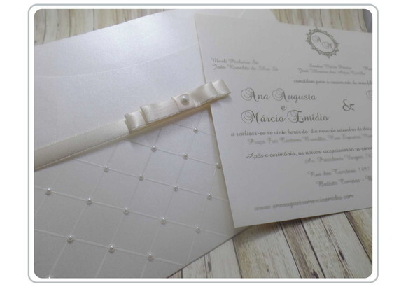 Convite Casamento Mod. Bélgica