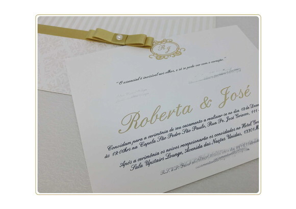 Convite Casamento Mod. Bélgica