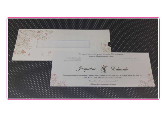 Convite Casamento Mod. Brasil