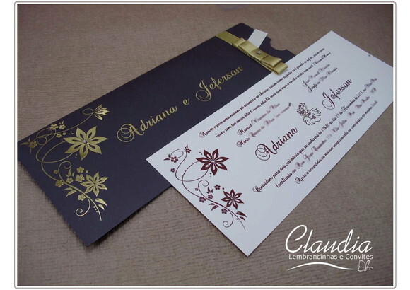 Convite Casamento Mod. Brasil