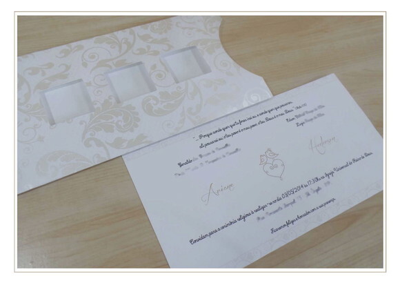 Convite Casamento Mod. Canada