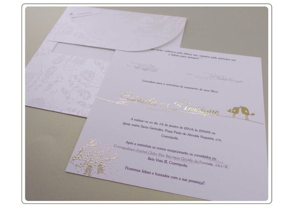 Convite Casamento Mod. Croácia