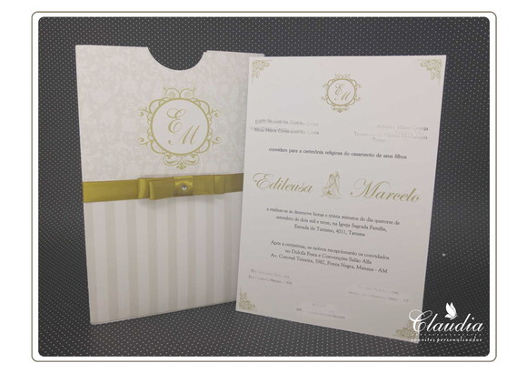 Convite Casamento Mod. Escócia