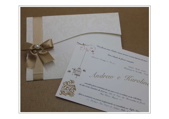 Convite Casamento Mod. Holanda