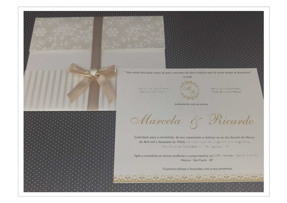 Convite Casamento Mod. Holanda