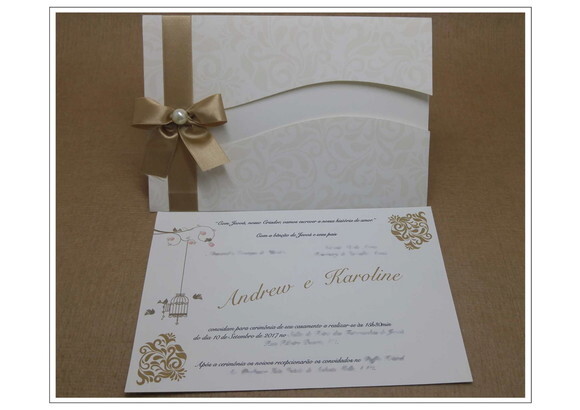 Convite Casamento Mod. Holanda