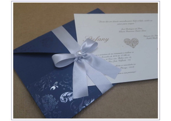 Convite Casamento Mod. Suiça