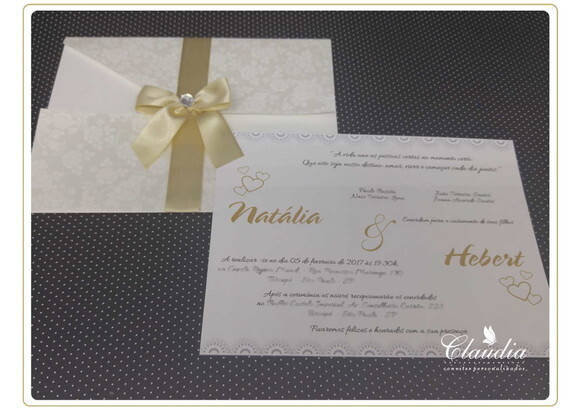 Convite Casamento Mod. Suiça