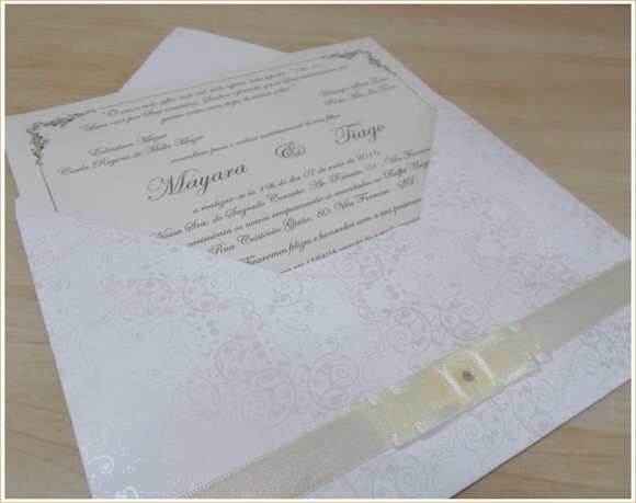 Convite Casamento Tradicional Mod. Alemanha