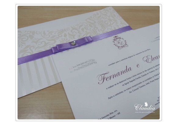Convite de Casamento Mod. Bélgica