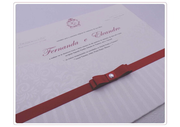 Convite de Casamento Mod. Bélgica