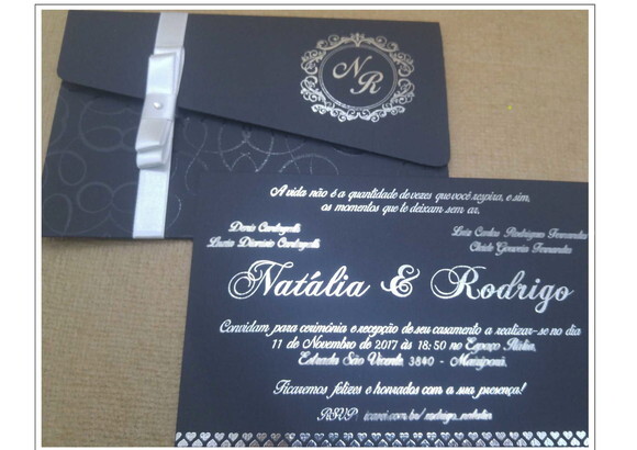 Convite de Casamento Mod. Dinamarca