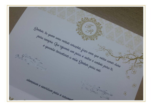 Convite de Casamento Mod. Egito