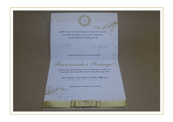 Convite de Casamento Mod. Egito