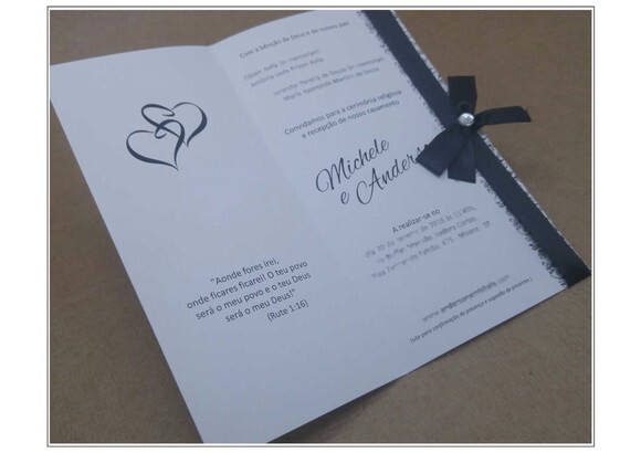 Convite de Casamento Mod. Polônia