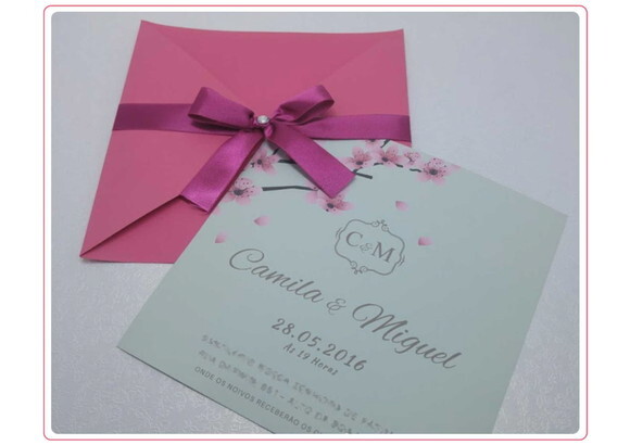 Convite de Casamento Mod. Japão