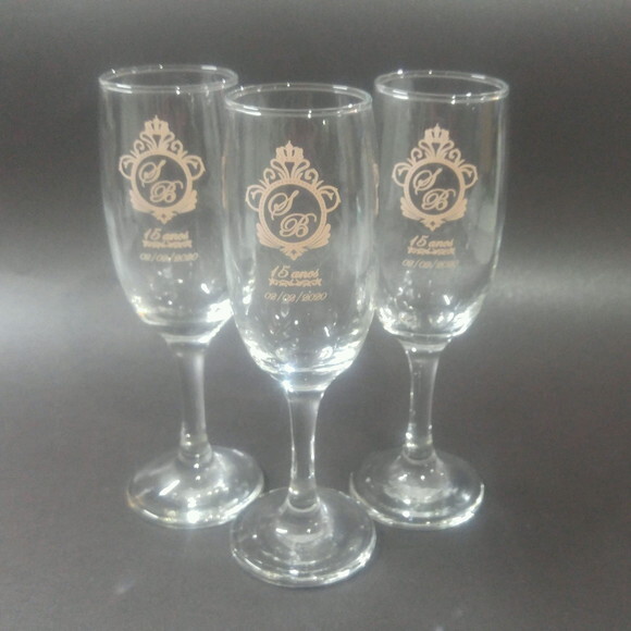 Taça de Vidro Personalizada