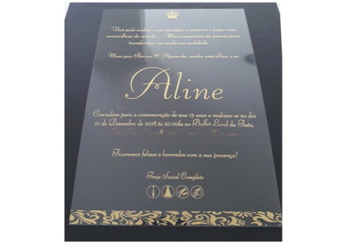 Acetato para convites