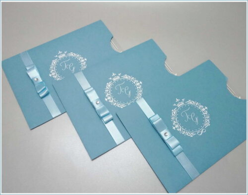 Convite Casamento Acetato Mod. Veneza
