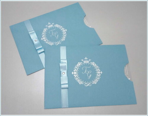 Convite Casamento Acetato Mod. Veneza