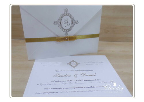 Convite casamento C- 033 - Cód. 330