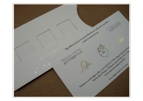 Convite Casamento Mod. Canada