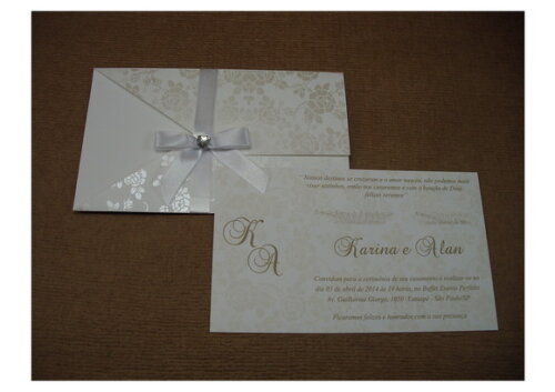 Convite Casamento Mod. Colômbia