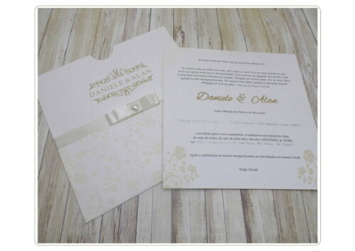 Convite Casamento Mod. Portugal
