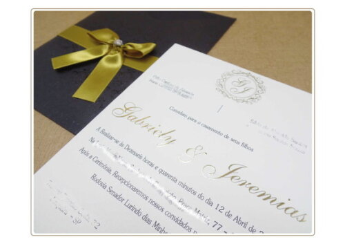 Convite Casamento Mod. Suécia