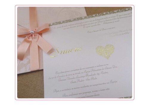 Convite Casamento Mod. Suiça