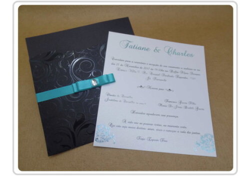 Convite de casamento C- 017 - Cód. 172