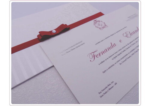 Convite de Casamento Mod. Bélgica