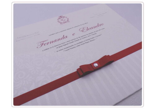 Convite de Casamento Mod. Bélgica