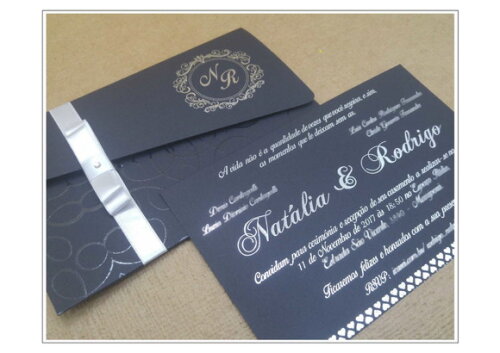 Convite de Casamento Mod. Dinamarca