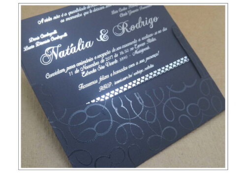 Convite de Casamento Mod. Dinamarca