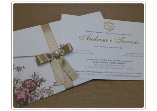 Convite de Casamento Mod. Dinamarca