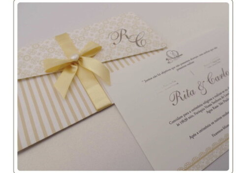 Convite de Casamento Mod. Dinamarca