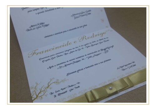 Convite de Casamento Mod. Egito