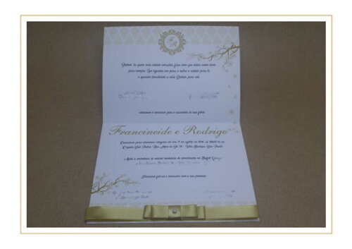 Convite de Casamento Mod. Egito