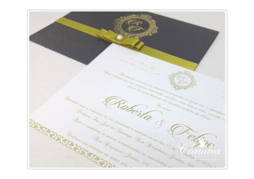 Convite de Casamento Mod. Egito