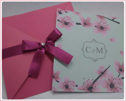 Convite de Casamento Mod. Japão