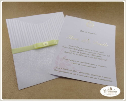 Convite de Casamento Mod. Turquia